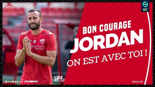DFCO : Jordan Marié absent pour au moins six mois